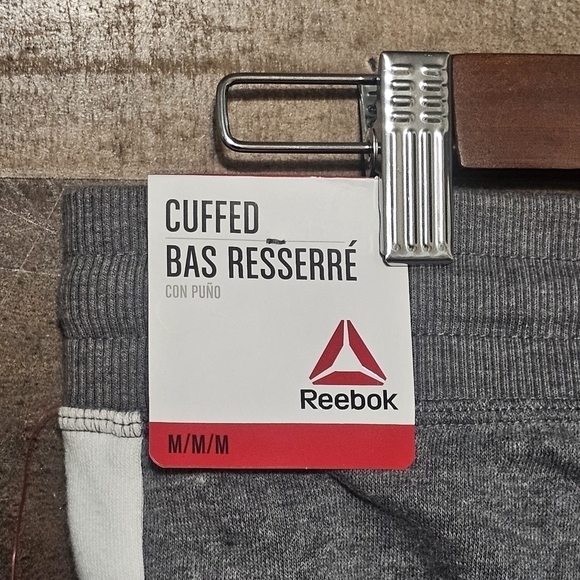 New Reebok women color block fleece Jogger Size M - Picture 7 of 8